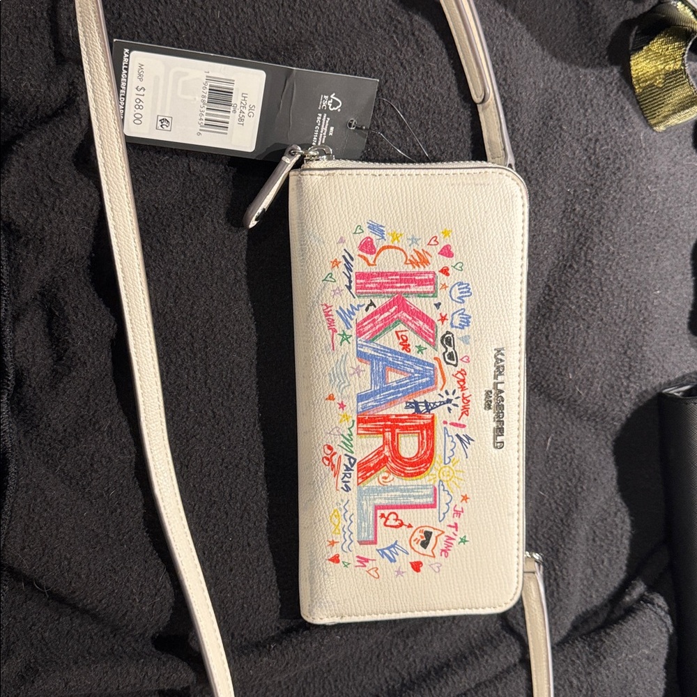 Karl Lagerfeld Multicolor Graphic Wallet